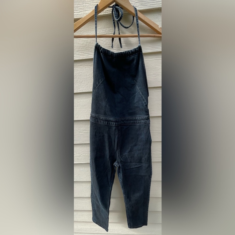 Free People Denim Overalls Jumpsuit Womens Size 2